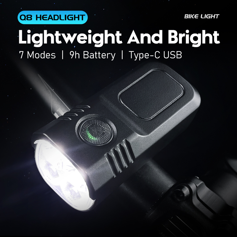 Rechargeable Bicycle Headlight 1000 Lumen - CYCLAMI Bicycle Front Light 1000 Lumen