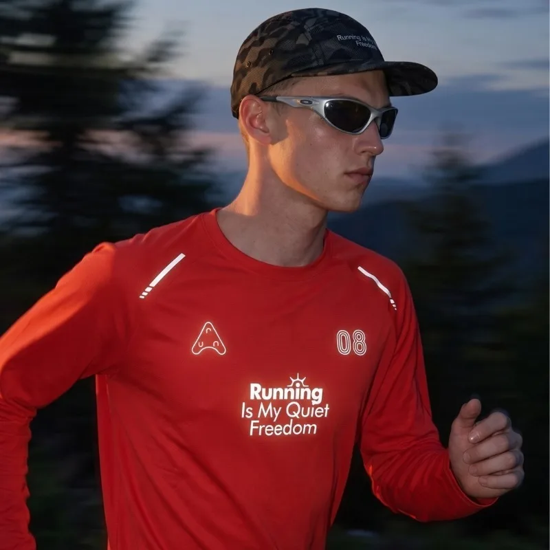 Reflective Sports Running Shir - Hiking ulasan dan harga