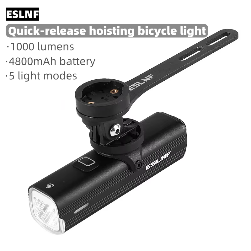 ESLNF Bicycle Front Light 1000 - Rechargeable Bicycle Headlight 1000 Lumen ulasan dan harga