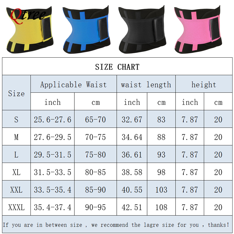Qtree Hot Neoprene Waist Train - Sweat Waist Trainer Belt Neoprene ulasan dan harga
