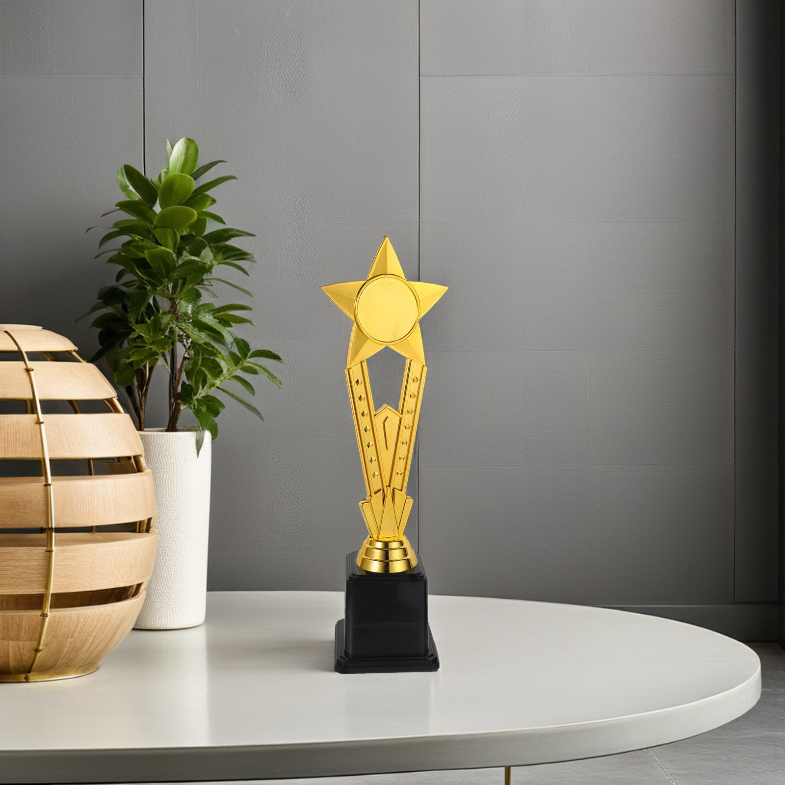 Gold Star Trophy Cup Small Pla - Team Sports ulasan dan harga