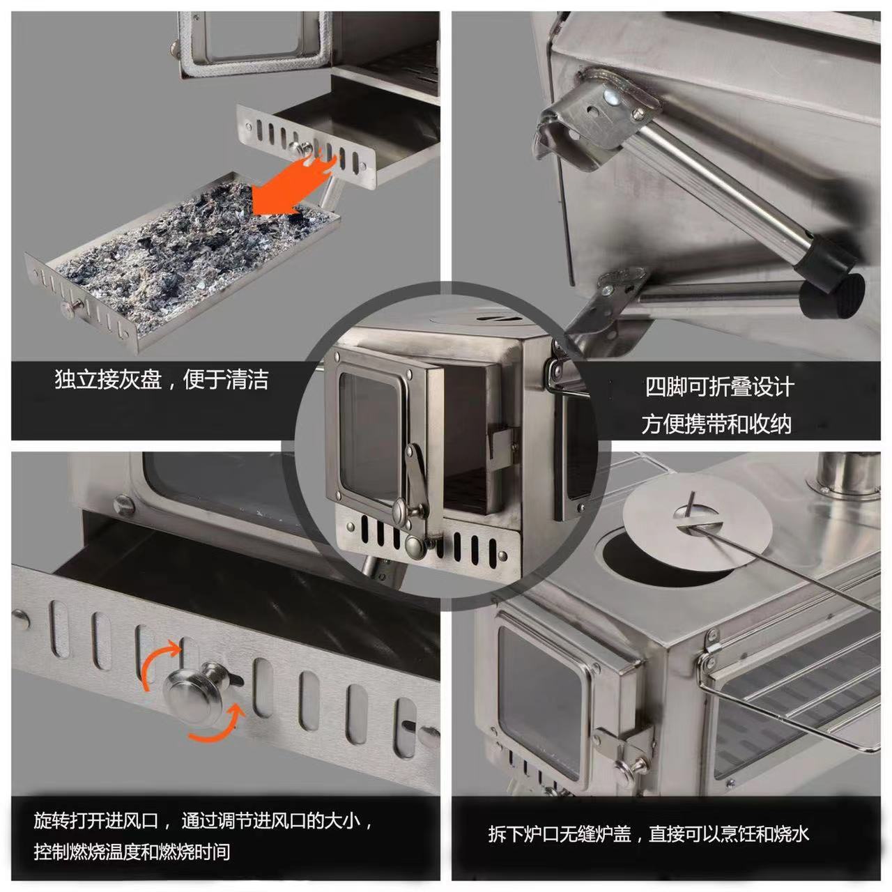 Outdoor camping Stainless stee - Camping ulasan dan harga