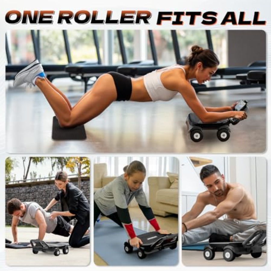 Ab Roller Wheel for home gym c - Ab Roller Wheel With Elbow Support ulasan dan harga